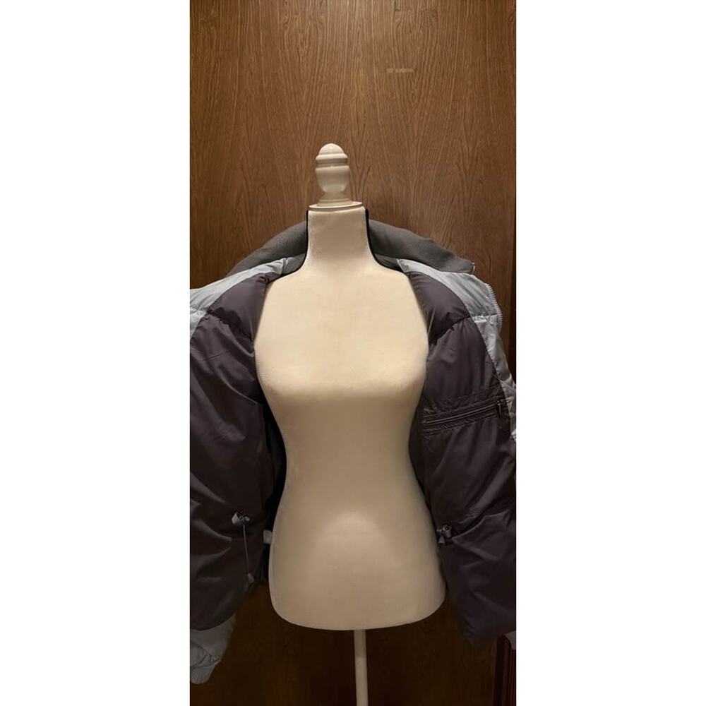 The North Face Puffer Jacket Silver Blue - Picture 5 of 7